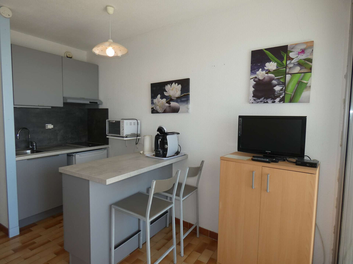 Studio cabine 4 pers. vue mer, piscine, parking à La Grande-Motte - Photo 10