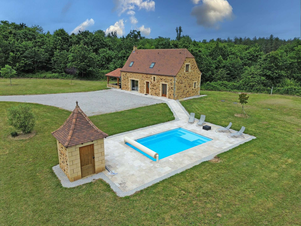 Maison en pierre Périgord Noir, piscine & hectare - Photo 1