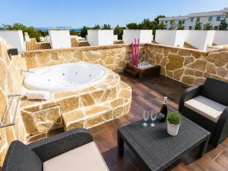 Location maison à Salou, Maison méditerranéenne avec climatisation - 8 pers.