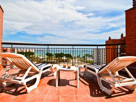 Penthouse 3 chambres vue mer à 50 m de la plage : photo 8