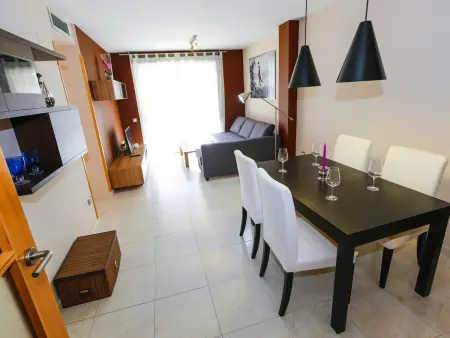Appartement 6 pers., 300 m plage, parking - La Pineda : photo 4