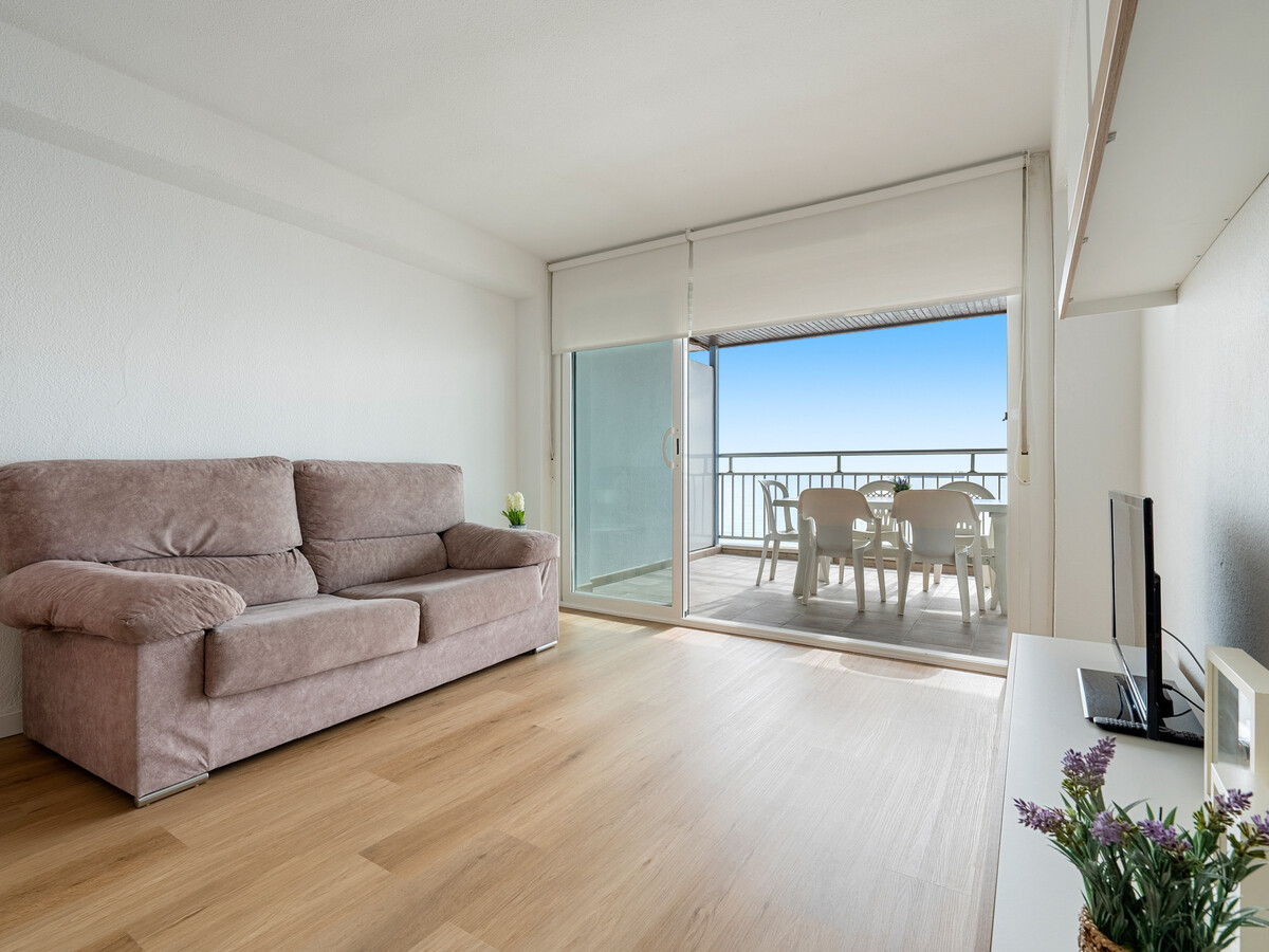 Appartement 6 pers. vue mer, 1ère ligne plage La Pineda - Photo 6