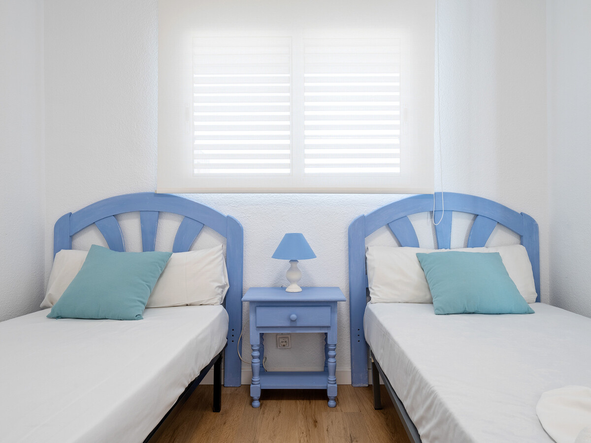 Appartement 6 pers. vue mer, 1ère ligne plage La Pineda - Photo 19
