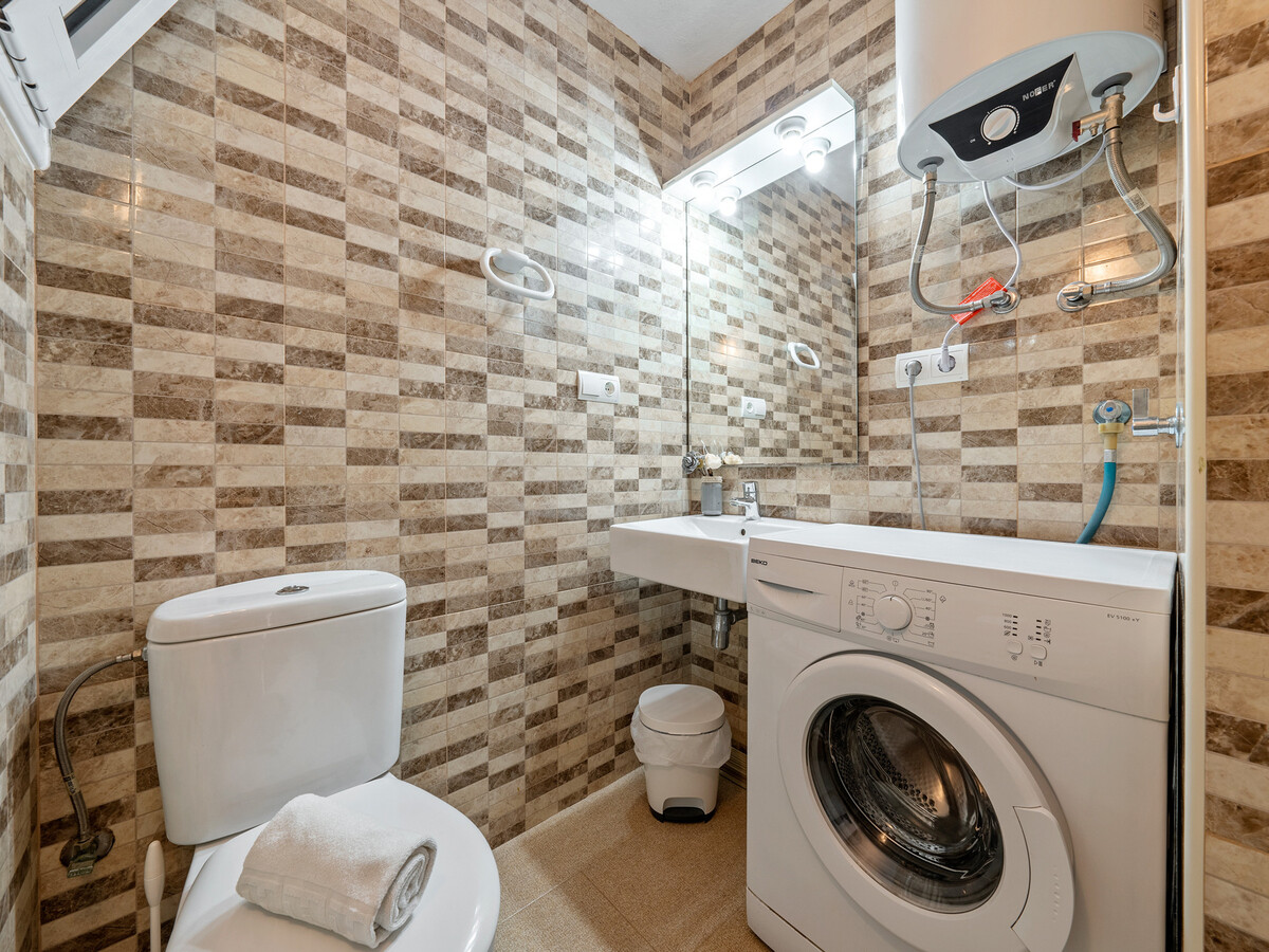 Appartement 6 pers. vue mer, 1ère ligne plage La Pineda - Photo 23