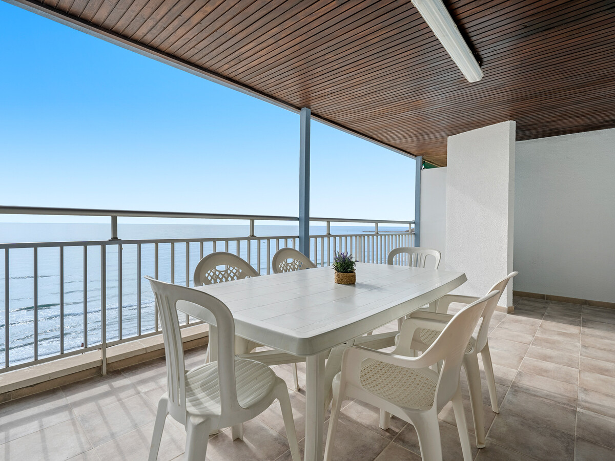 Appartement 6 pers. vue mer, 1ère ligne plage La Pineda - Photo 24