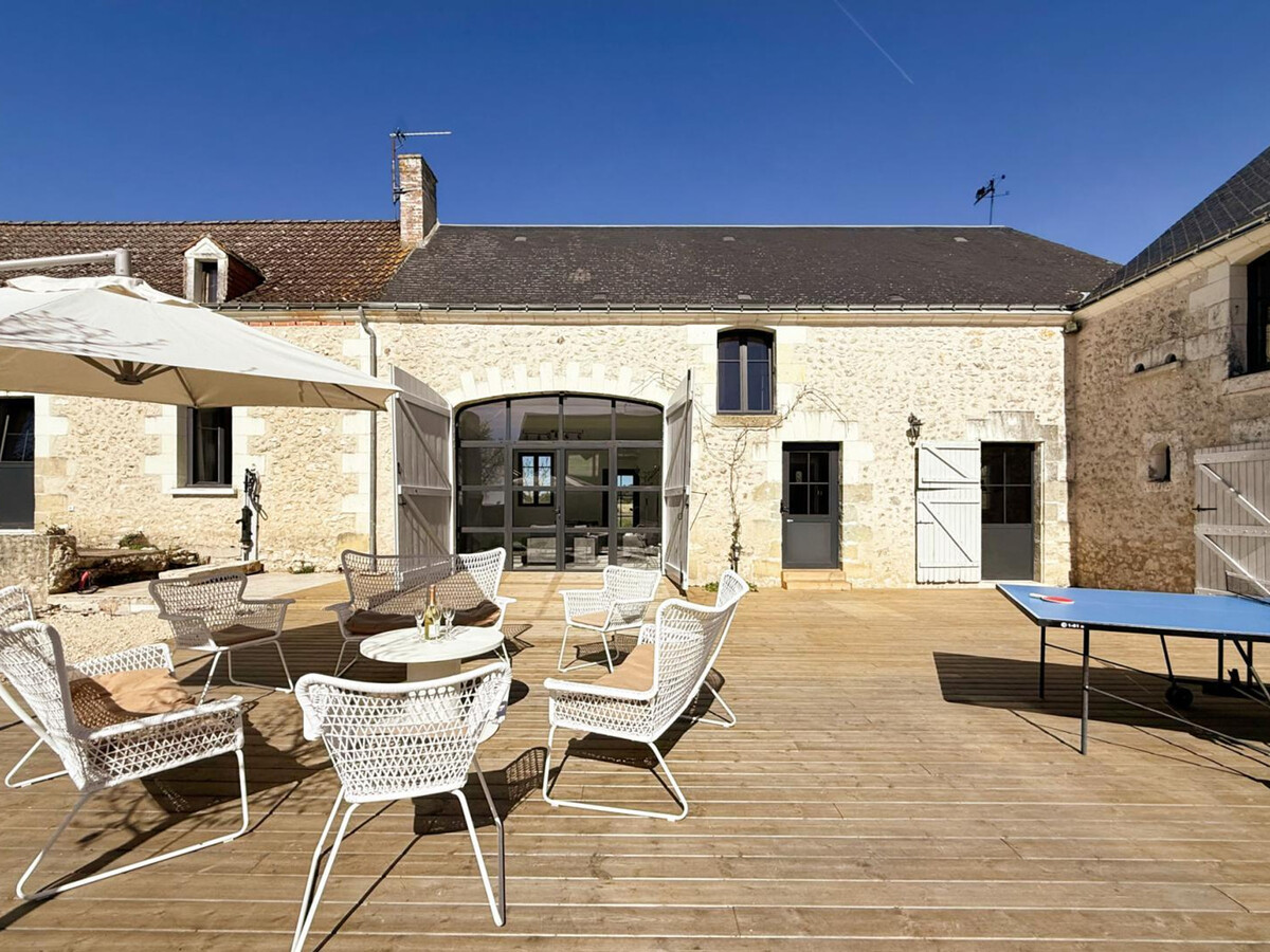 Gîte 9 pers. au Louroux : 6 hectares et climatisation - Photo 1