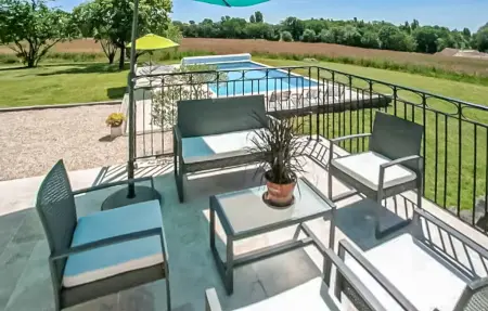 Maison 8 pers. piscine chauffée, 2 hectares en Périgord : photo 9