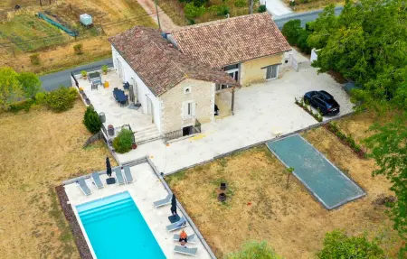 Maison 8 pers. piscine chauffée, 2 hectares en Périgord : photo 14