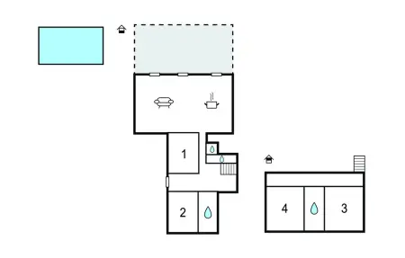 Maison 8 pers. piscine chauffée, 2 hectares en Périgord : photo 27