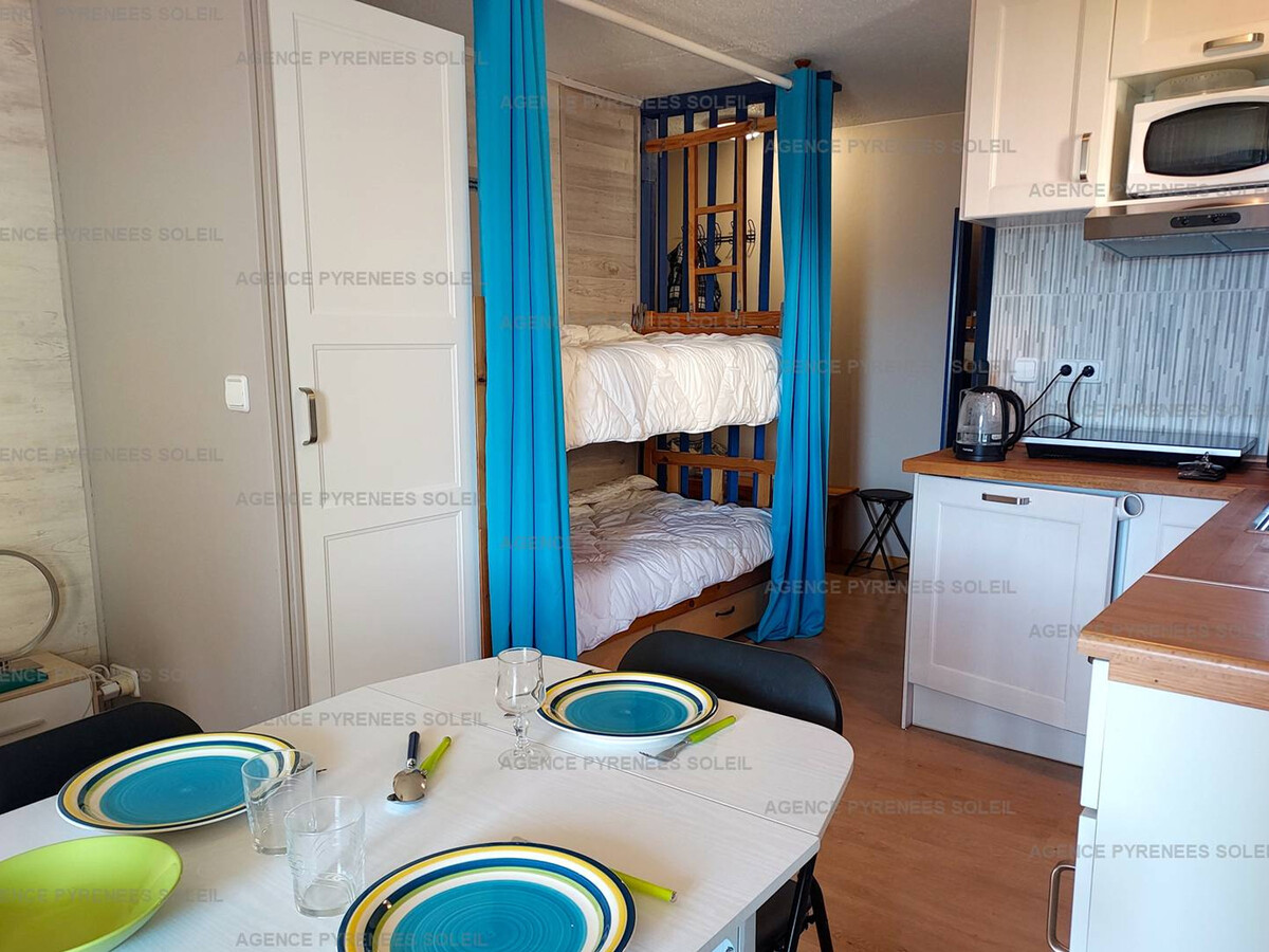 Studio cabine 4 pers. vue lac aux Angles - Photo 3