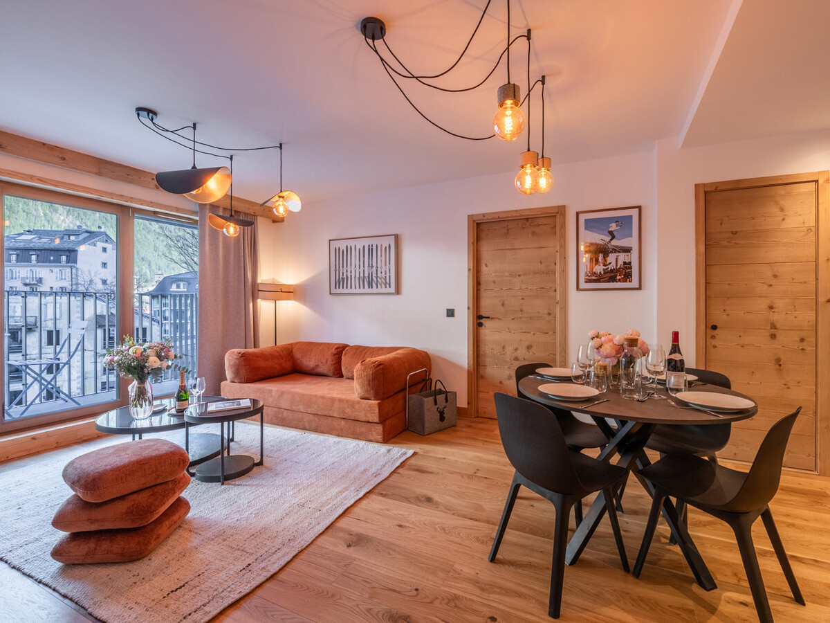 Appartement 4 pers. centre Chamonix, balcon et parking - Photo 1