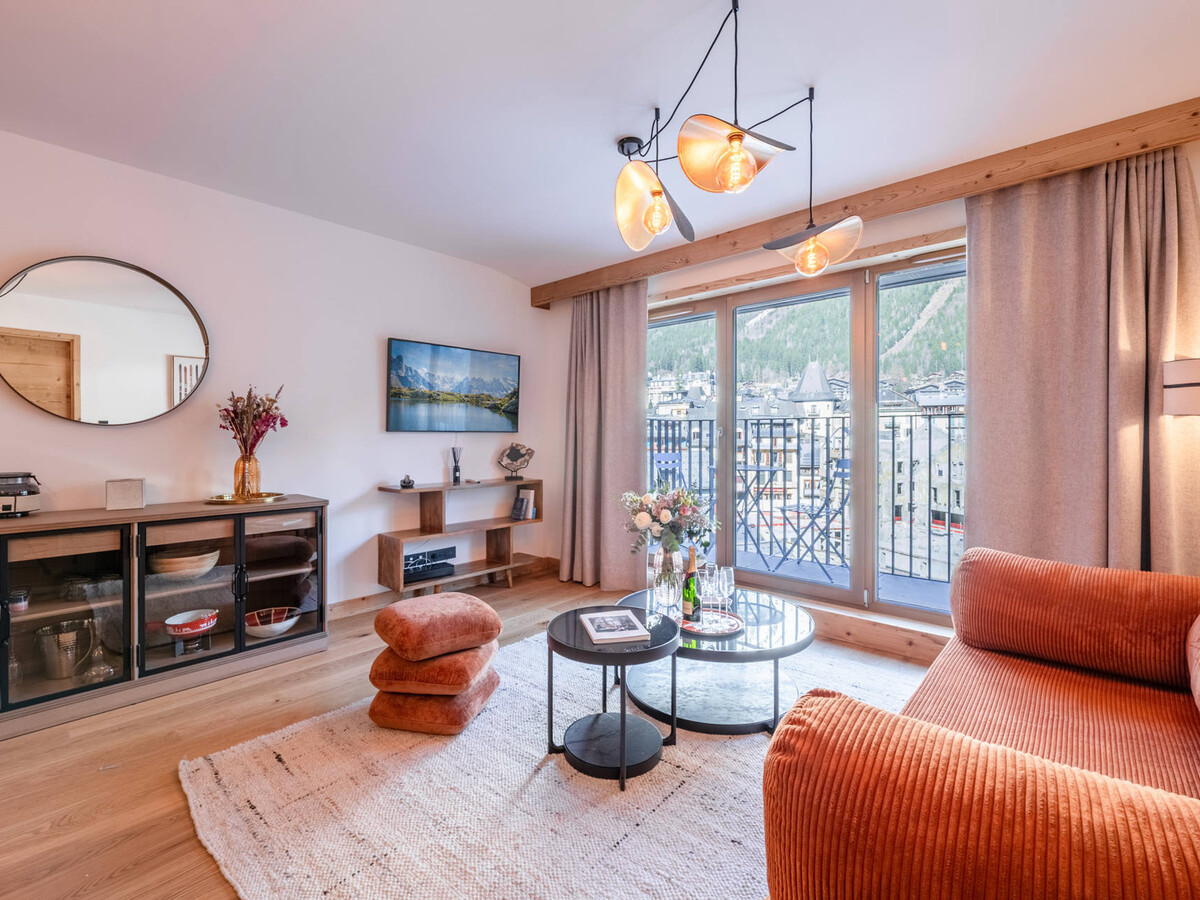Appartement 4 pers. centre Chamonix, balcon et parking - Photo 5