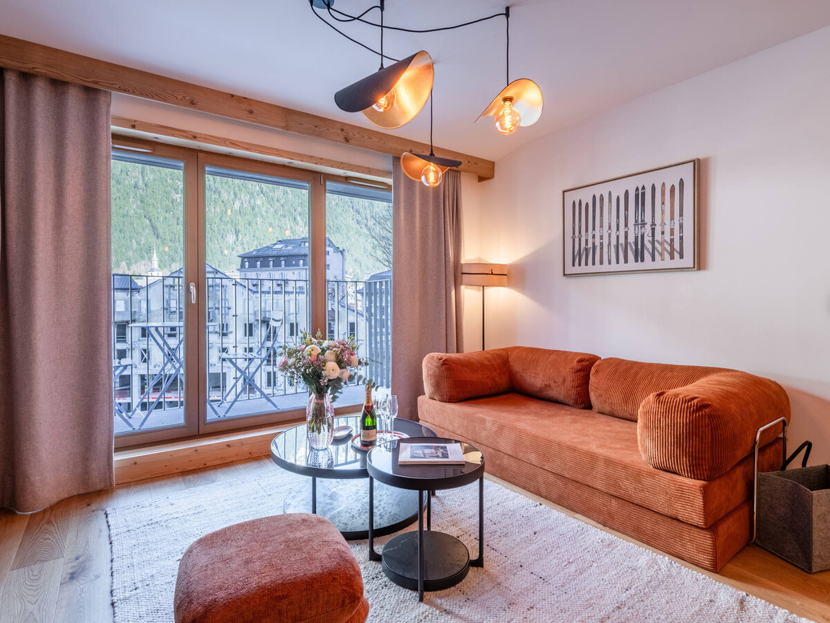 Appartement 4 pers. centre Chamonix, balcon et parking - Photo 6