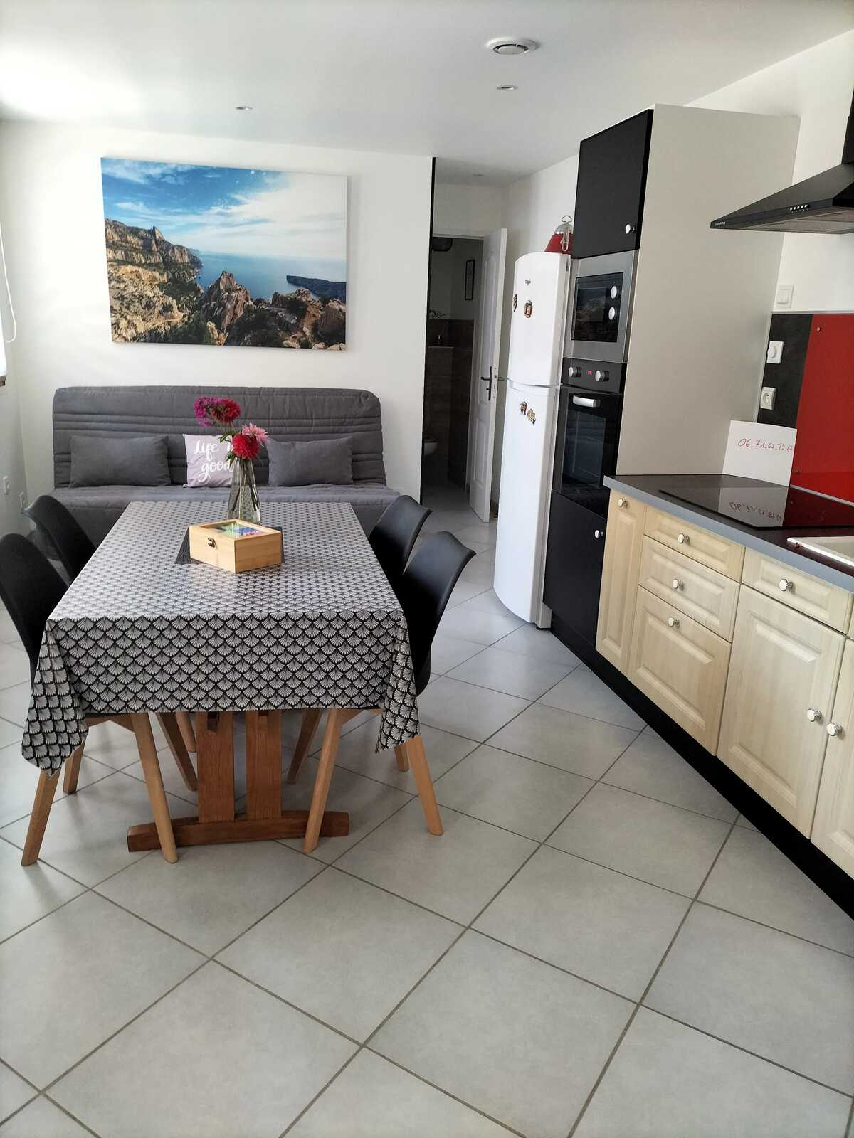 Maison 60 m² avec terrasse et barbecue à L'Aiguillon - Photo 8