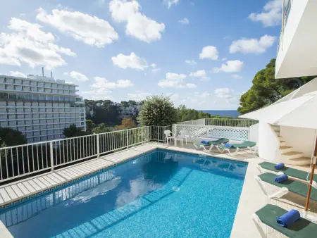 Location appartement à Cala Galdana, Appartement spacieux, piscine, vue mer - 8 pers.