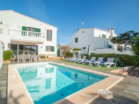 Grande villa, piscine privée, clim - 8 pers., Villa 8 personnes à Cala Galdana - Photo 12