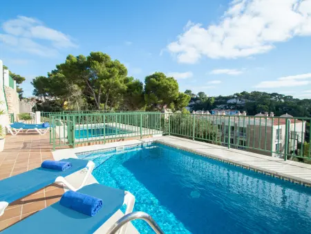 Location appartement à Cala Galdana, Duplex, piscine privée et clim - 4 pers.