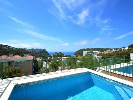 Location appartement à Cala Galdana, Duplex avec piscine et vue mer - 4 pers.