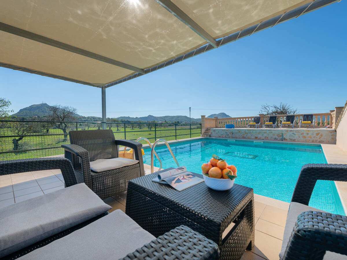 Finca rurale avec piscine 8×8 m, vue montagne – Alcúdia - Photo 1