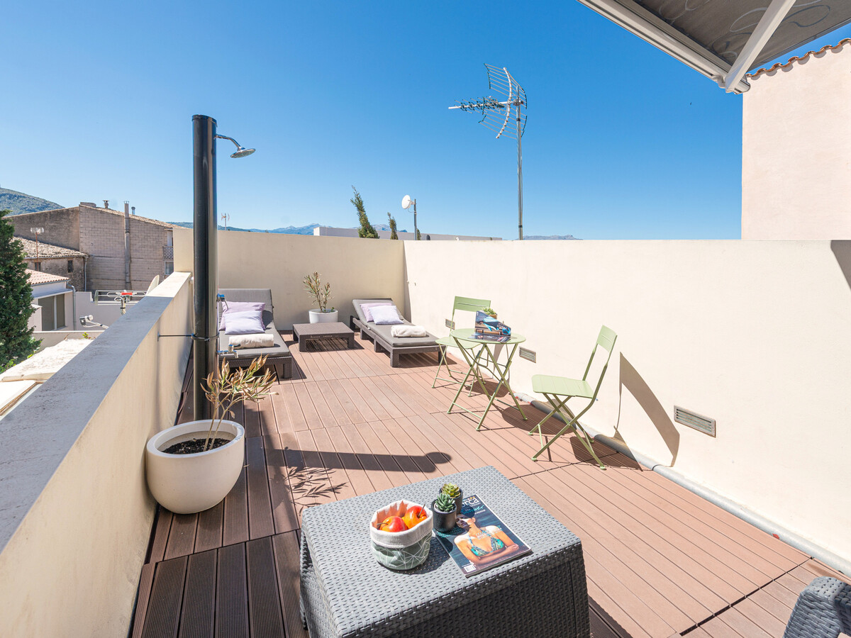 Maison 6 pers. centre médiéval d'Alcúdia, terrasse vue village - Photo 4