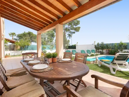 Location villa à Alcúdia, Villa avec piscine privée, vue montagne - 8 pers.