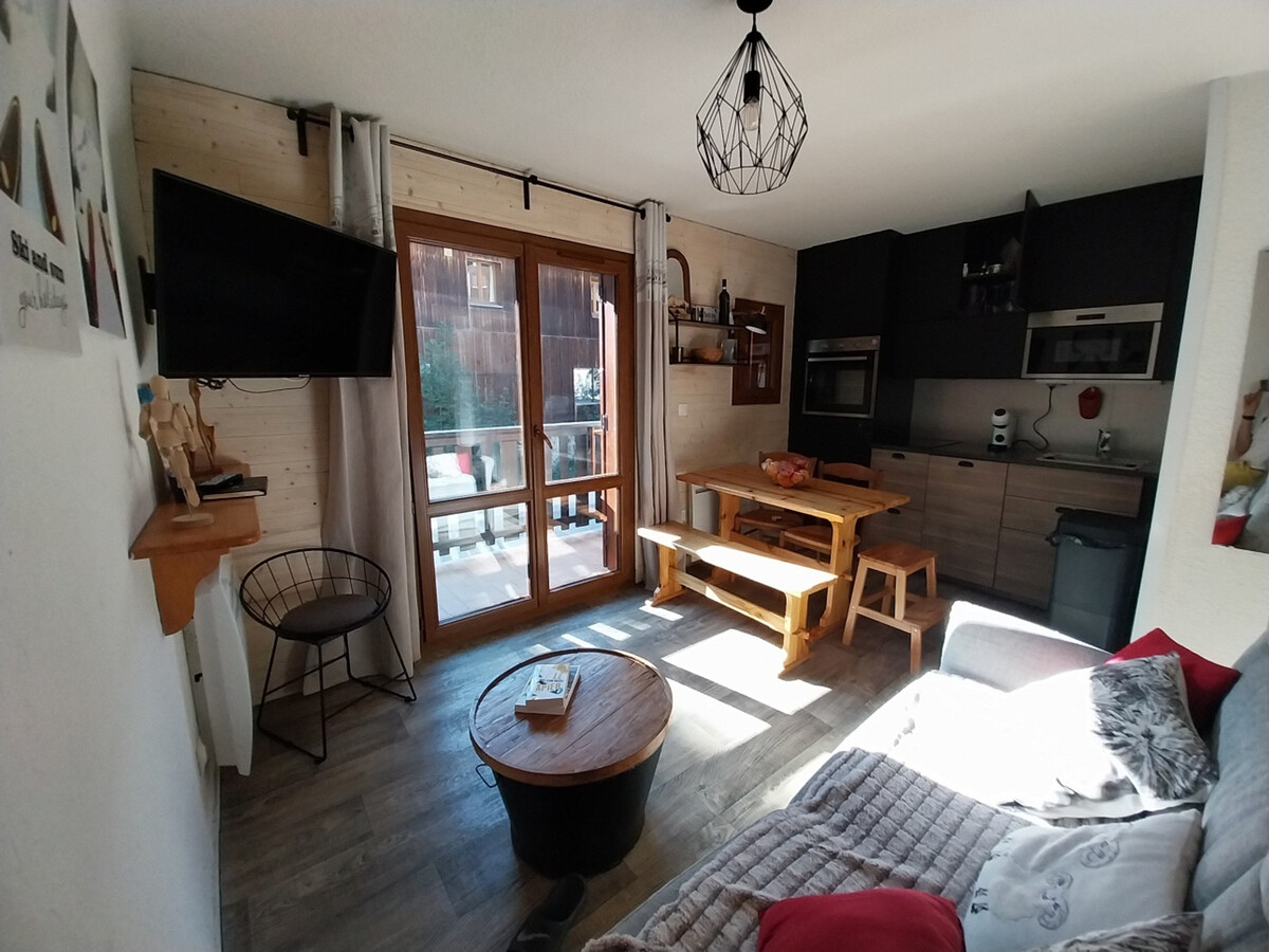 Studio cabine 4 pers avec balcon à Valloire - Photo 1