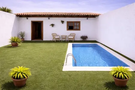 Location maison à Granadilla de Abona, La maison de Samuel avec piscine privée