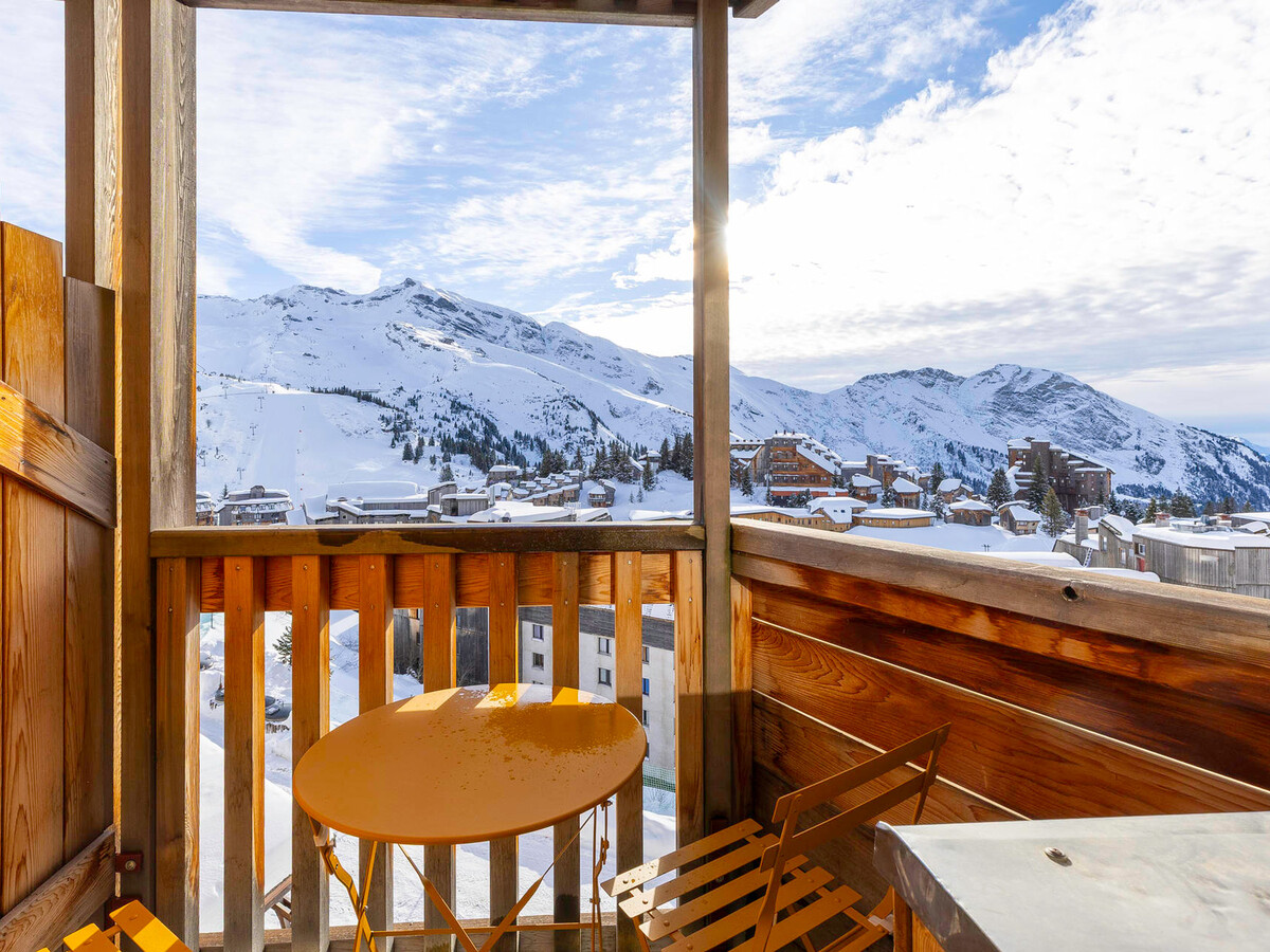 Studio 24m² Avoriaz, balcon sud, vue pistes - Photo 11