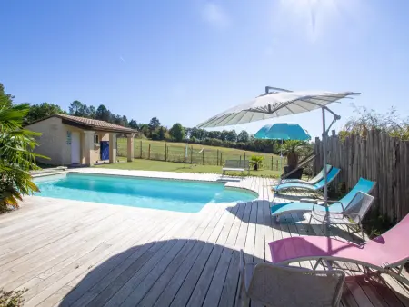 Location gite à Paunat, Maison avec piscine privative, animaux OK - 6 pers.