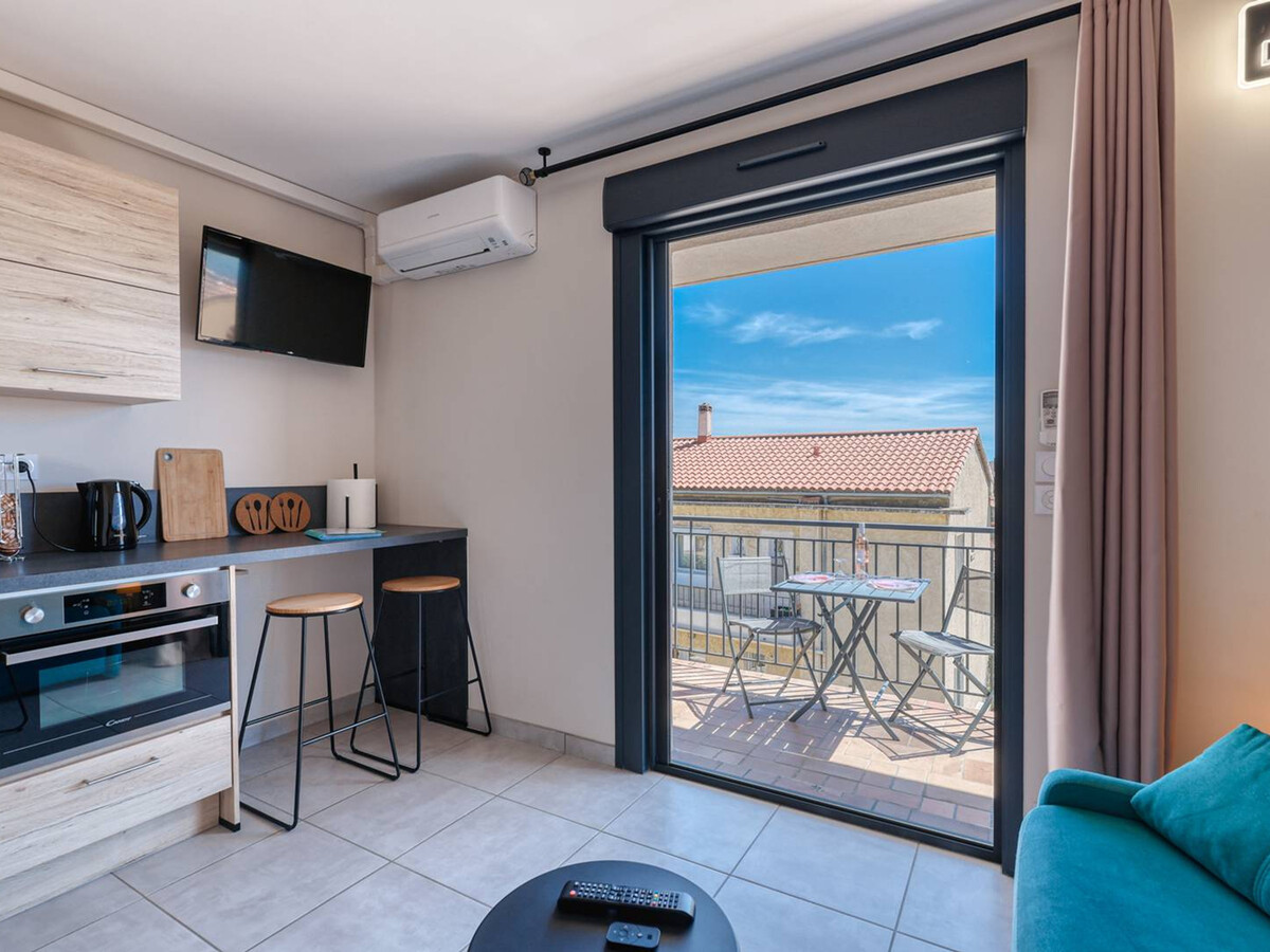 Studio climatisé avec terrasse, 4 min plage - Photo 15