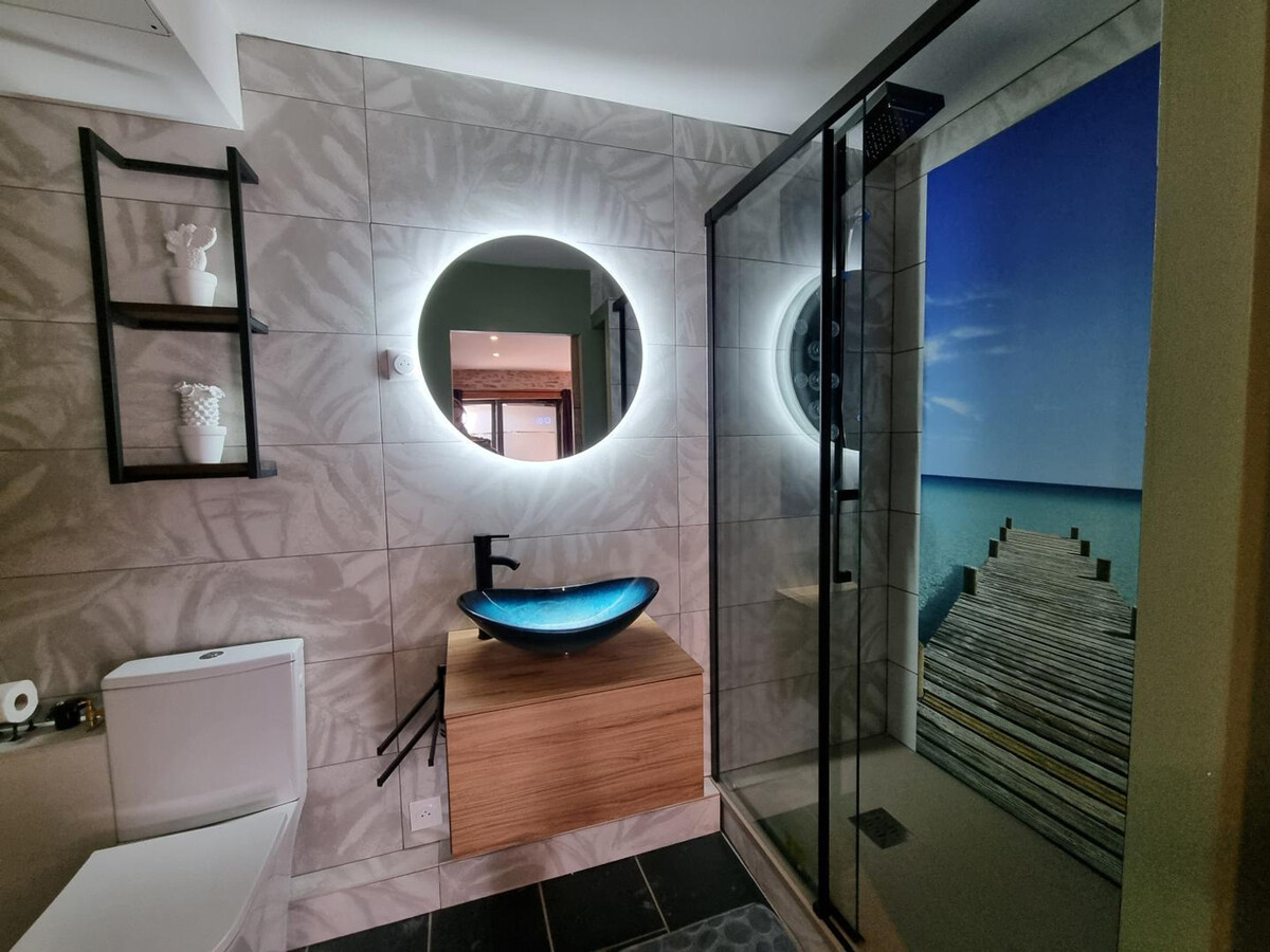 Studio rénové 30 m² avec cour privée à Tartaras - Photo 8