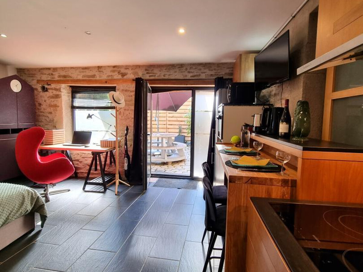 Studio rénové 30 m² avec cour privée à Tartaras - Photo 9