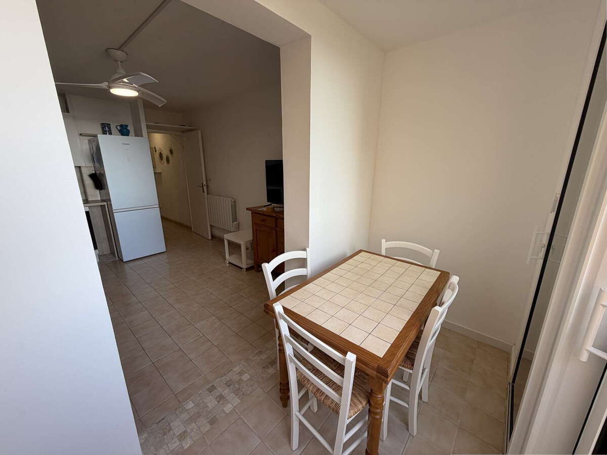 Studio cabine vue mer au Barcarès, 50 m de la plage - Photo 3
