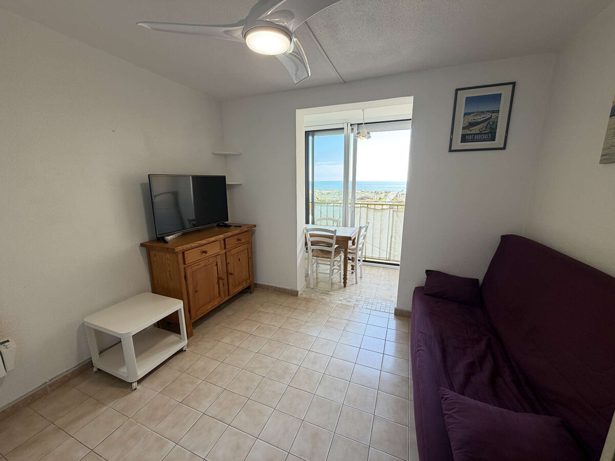 Studio cabine vue mer au Barcarès, 50 m de la plage - Photo 5