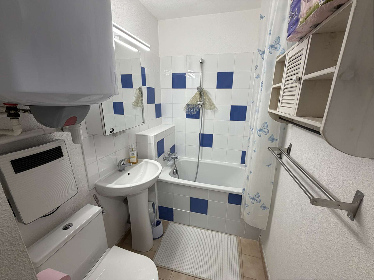 Studio cabine vue mer au Barcarès, 50 m de la plage - Photo 8