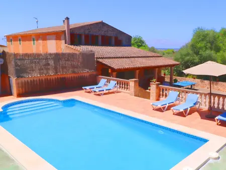 Location gite à Campos, Confortable villa majorquine avec piscine privée à Campos