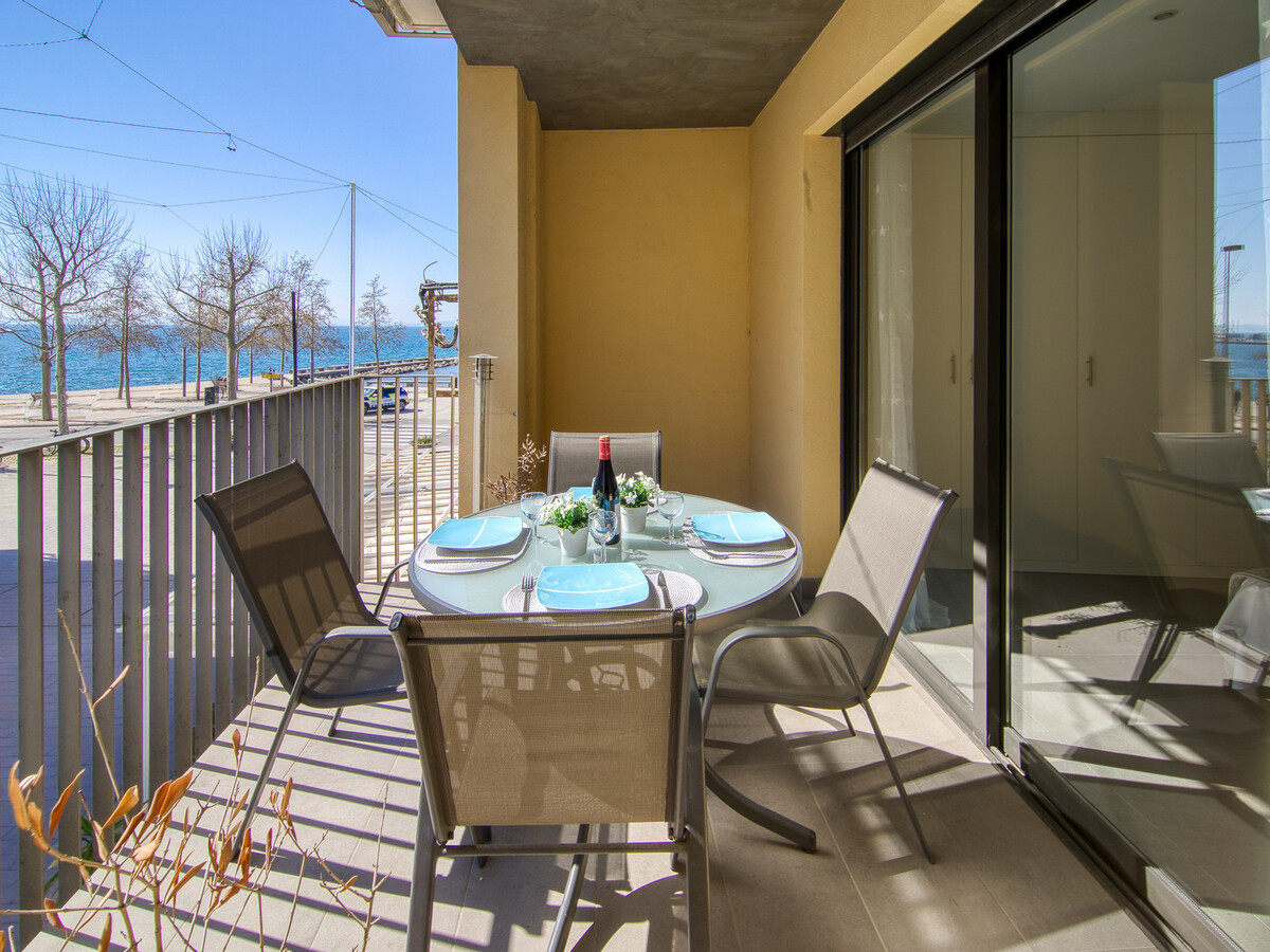Appartement 3 ch. vue mer, 1ère ligne de plage à Roses - Photo 1