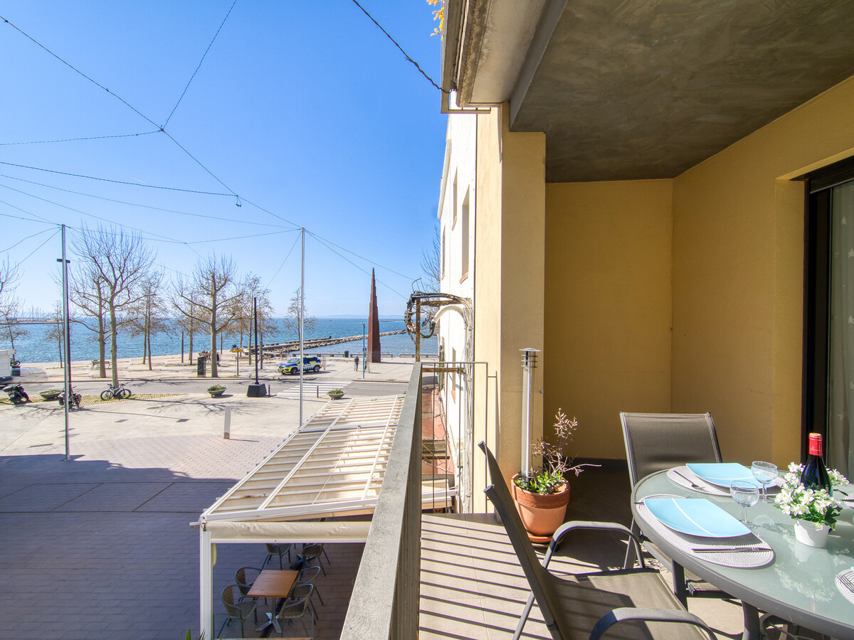 Appartement 3 ch. vue mer, 1ère ligne de plage à Roses - Photo 2