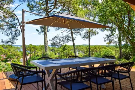 Maison vue lac Lacanau, 4 chambres, terrasse bois : photo 6