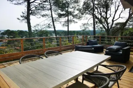 Maison vue lac Lacanau, 4 chambres, terrasse bois : photo 31