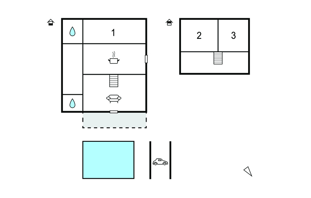Maison 6 personnes avec piscine privée à Cazalrenoux - Photo 24