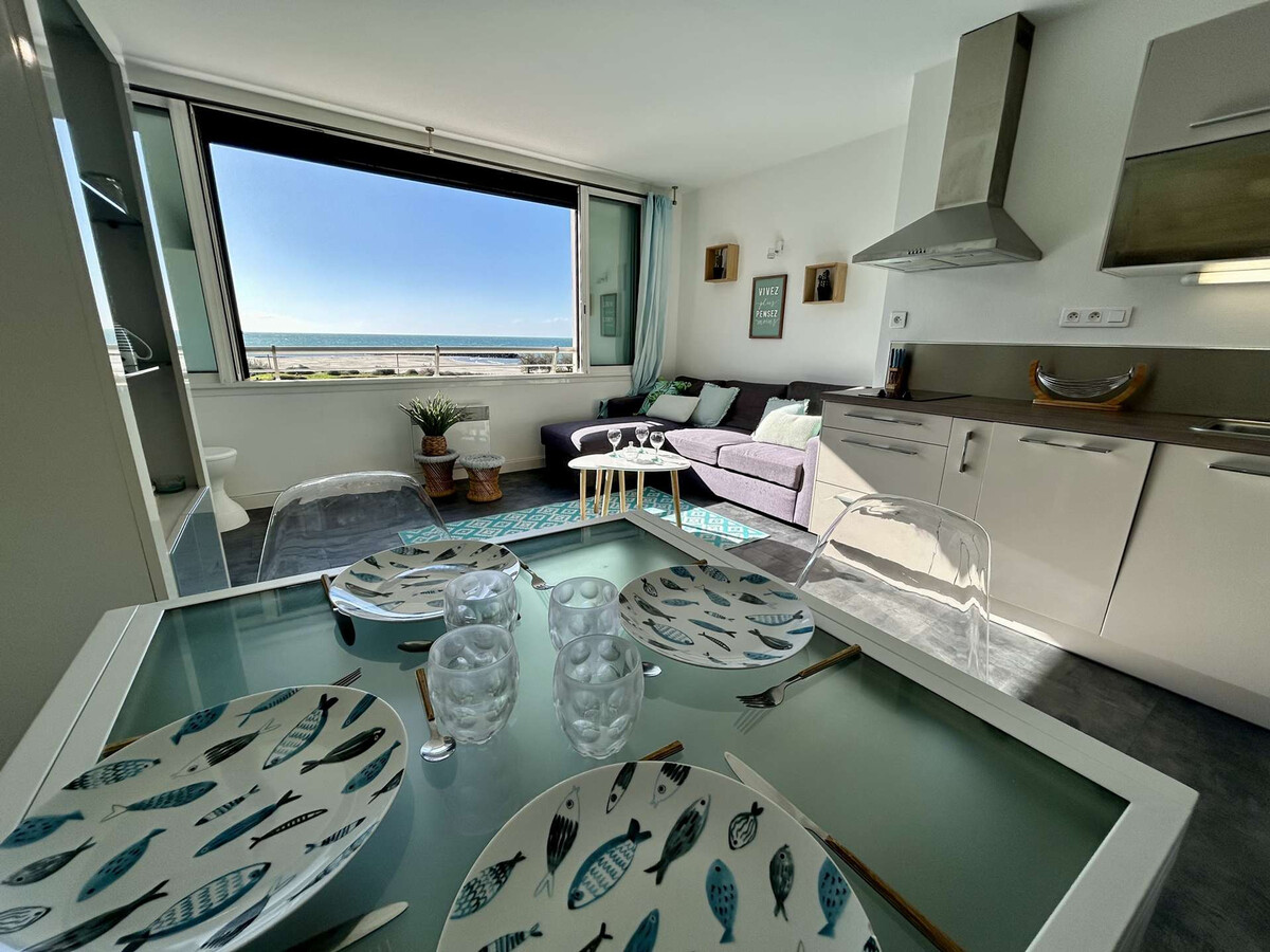 Appartement vue mer 3ème étage – Cap d'Agde, 4 pers. - Photo 5