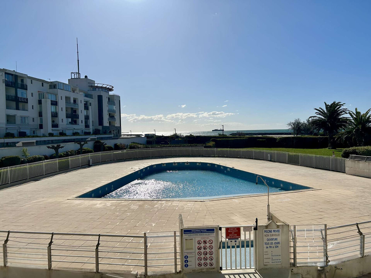 Appartement vue mer 3ème étage – Cap d'Agde, 4 pers. - Photo 13