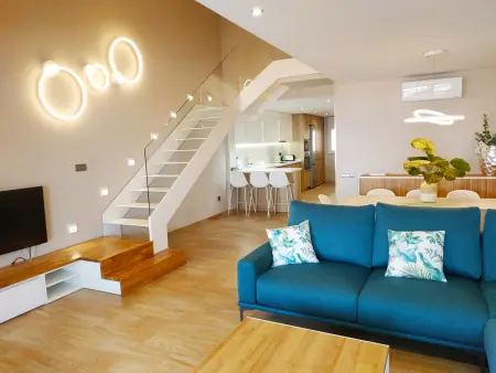 Location appartement à Peniscola, Duplex moderne avec clim pour 8 pers à Peñíscola