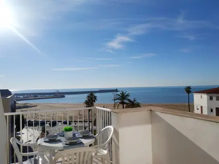Location appartement à Peniscola, Appartement mansardé 7 pers, centre-ville Peniscola, à 70m plage, WIFI