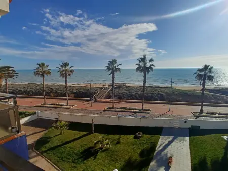 Appart 1ère ligne plage Peñíscola, terrasse vue mer : photo 4