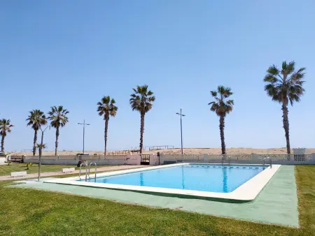 Appart 1ère ligne plage Peñíscola, terrasse vue mer : photo 12