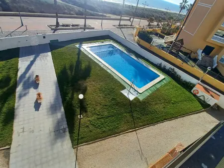 Appart 1ère ligne plage Peñíscola, terrasse vue mer : photo 13