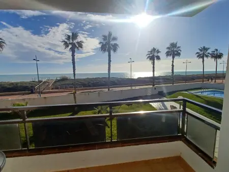 Appart 1ère ligne plage Peñíscola, terrasse vue mer : photo 15