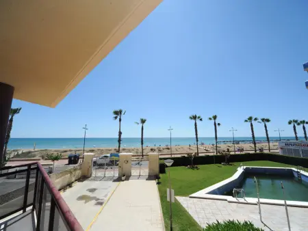 Location appartement à Peniscola, Appartements de bord de mer à Peñíscola avec piscine et parking